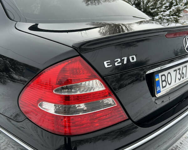 Черный Мерседес Е-Класс, объемом двигателя 2.7 л и пробегом 200 тыс. км за 7750 $, фото 36 на Automoto.ua