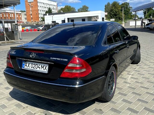 Мерседес Е-Класс 2003 в Полтаве на Automoto.ua Черный Мерседес Е-Класс, объемом двигателя 1.8 л и пробегом 340 тыс. км за 6200 $, фото 4 на Automoto.ua
