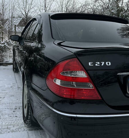 Черный Мерседес Е-Класс, объемом двигателя 2.7 л и пробегом 200 тыс. км за 7750 $, фото 17 на Automoto.ua