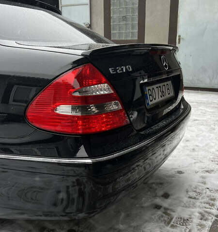 Черный Мерседес Е-Класс, объемом двигателя 2.7 л и пробегом 200 тыс. км за 7750 $, фото 39 на Automoto.ua