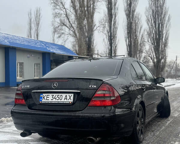 Черный Мерседес Е-Класс, объемом двигателя 2.7 л и пробегом 459 тыс. км за 6000 $, фото 3 на Automoto.ua