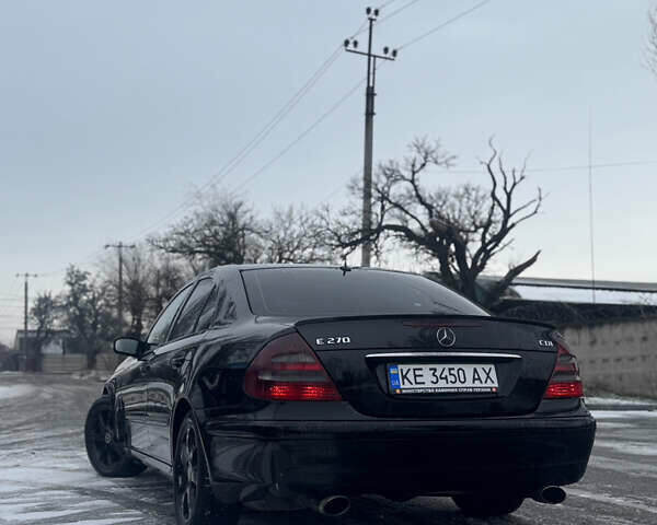 Черный Мерседес Е-Класс, объемом двигателя 2.7 л и пробегом 459 тыс. км за 6000 $, фото 2 на Automoto.ua