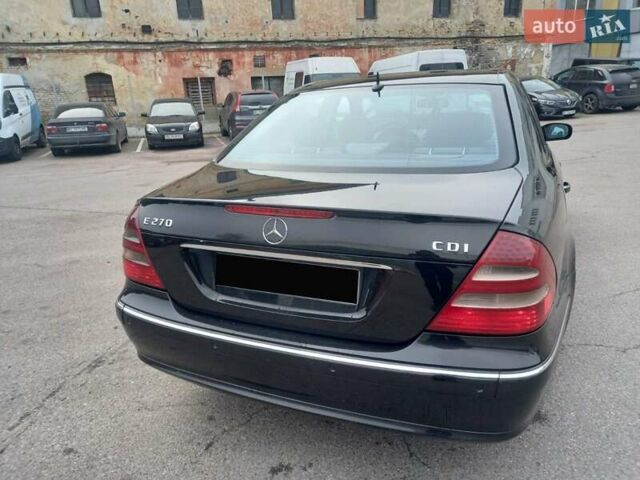 Чорний Мерседес Е-Клас, об'ємом двигуна 2.7 л та пробігом 318 тис. км за 6350 $, фото 10 на Automoto.ua