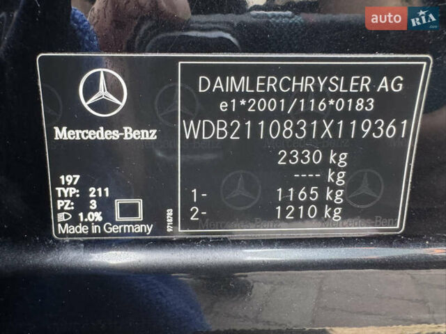 Черный Мерседес Е-Класс, объемом двигателя 4.97 л и пробегом 360 тыс. км за 10000 $, фото 25 на Automoto.ua