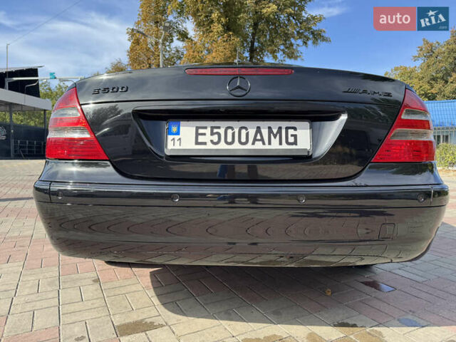Черный Мерседес Е-Класс, объемом двигателя 4.97 л и пробегом 360 тыс. км за 10000 $, фото 15 на Automoto.ua