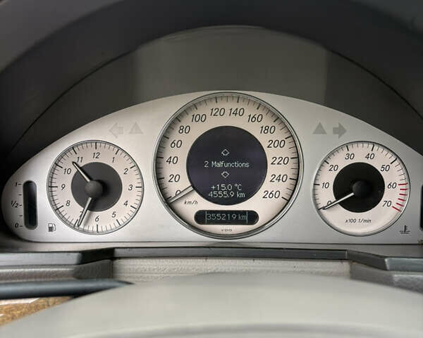 Черный Мерседес Е-Класс, объемом двигателя 2 л и пробегом 355 тыс. км за 6200 $, фото 12 на Automoto.ua