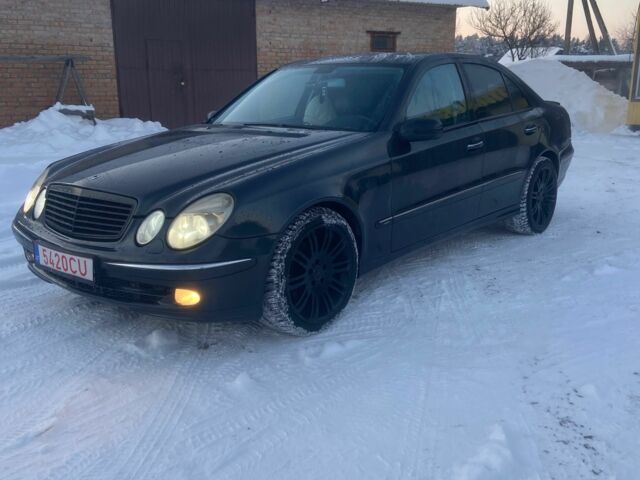 Чорний Мерседес Е-Клас, об'ємом двигуна 2.7 л та пробігом 330 тис. км за 4393 $, фото 4 на Automoto.ua