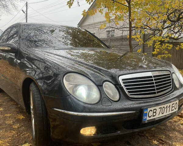 Мерседес Е-Клас 2005 у Прилуках на Automoto.ua Чорний Мерседес Е-Клас, об'ємом двигуна 1.8 л та пробігом 395 тис. км за 6499 $, фото 2 на Automoto.ua