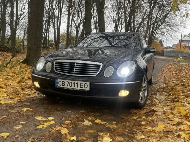 Мерседес Е-Клас 2005 у Прилуках на Automoto.ua Чорний Мерседес Е-Клас, об'ємом двигуна 1.8 л та пробігом 395 тис. км за 6499 $, фото 1 на Automoto.ua