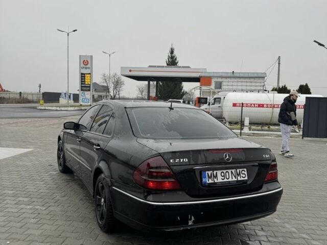 Черный Мерседес Е-Класс, объемом двигателя 2.7 л и пробегом 3 тыс. км за 3450 $, фото 3 на Automoto.ua