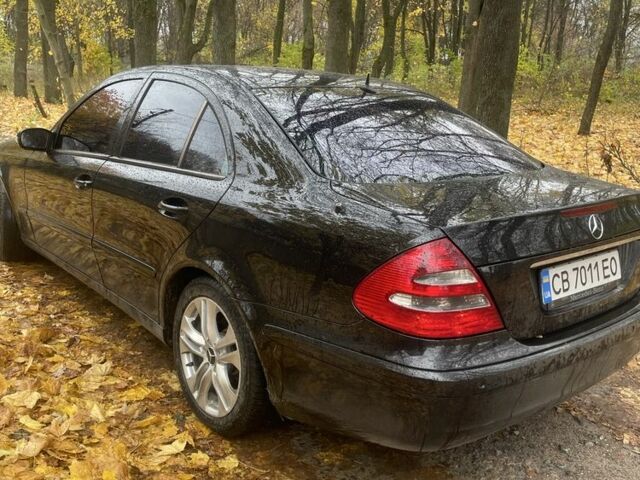 Мерседес Е-Клас 2005 у Прилуках на Automoto.ua Чорний Мерседес Е-Клас, об'ємом двигуна 1.8 л та пробігом 395 тис. км за 6499 $, фото 6 на Automoto.ua