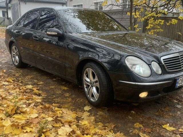 Мерседес Е-Клас 2005 у Прилуках на Automoto.ua Чорний Мерседес Е-Клас, об'ємом двигуна 1.8 л та пробігом 395 тис. км за 6499 $, фото 2 на Automoto.ua