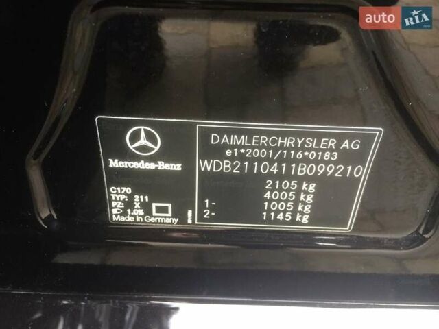 Черный Мерседес Е-Класс, объемом двигателя 1.8 л и пробегом 205 тыс. км за 9999 $, фото 7 на Automoto.ua