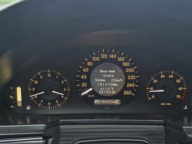 Черный Мерседес Е-Класс, объемом двигателя 1.8 л и пробегом 218 тыс. км за 7700 $, фото 7 на Automoto.ua