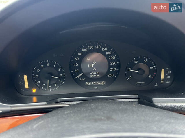 Чорний Мерседес Е-Клас, об'ємом двигуна 2.2 л та пробігом 317 тис. км за 6700 $, фото 14 на Automoto.ua