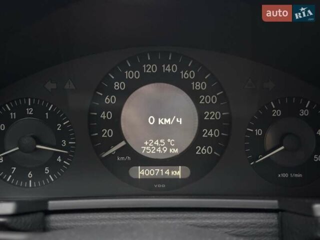 Черный Мерседес Е-Класс, объемом двигателя 2.2 л и пробегом 400 тыс. км за 10500 $, фото 10 на Automoto.ua
