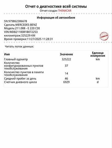 Черный Мерседес Е-Класс, объемом двигателя 2.2 л и пробегом 325 тыс. км за 9900 $, фото 13 на Automoto.ua