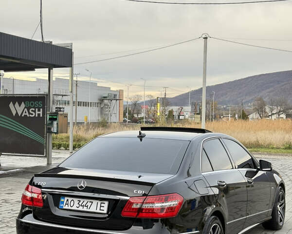 Черный Мерседес Е-Класс, объемом двигателя 2.2 л и пробегом 470 тыс. км за 12500 $, фото 6 на Automoto.ua