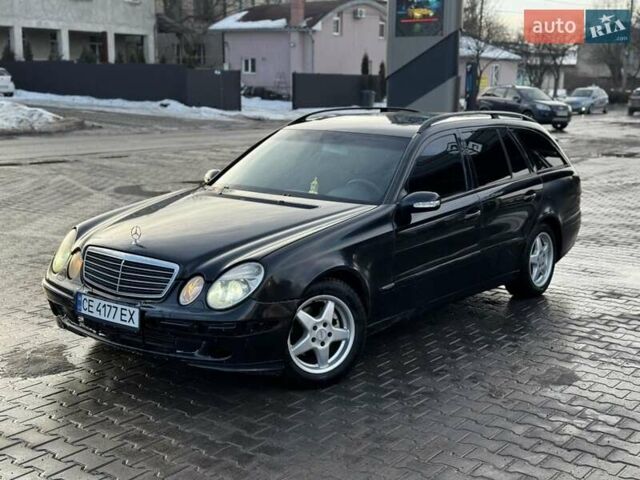 Черный Мерседес Е-Класс, объемом двигателя 2.2 л и пробегом 560 тыс. км за 3900 $, фото 6 на Automoto.ua