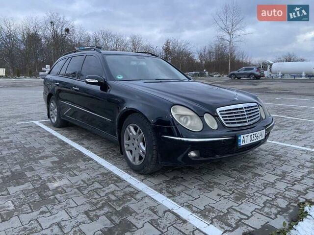 Черный Мерседес Е-Класс, объемом двигателя 3 л и пробегом 450 тыс. км за 7200 $, фото 1 на Automoto.ua