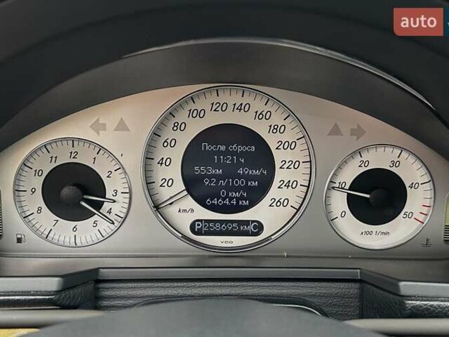 Черный Мерседес Е-Класс, объемом двигателя 2.2 л и пробегом 258 тыс. км за 11500 $, фото 3 на Automoto.ua