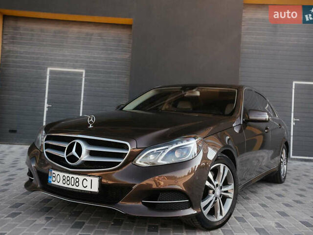 Мерседес Е-Клас 2013 у Тернополі на Automoto.ua Коричневий Мерседес Е-Клас, об'ємом двигуна 2.14 л та пробігом 222 тис. км за 20700 $, фото 2 на Automoto.ua