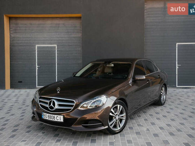 Мерседес Е-Клас 2013 у Тернополі на Automoto.ua Коричневий Мерседес Е-Клас, об'ємом двигуна 2.14 л та пробігом 222 тис. км за 20700 $, фото 1 на Automoto.ua