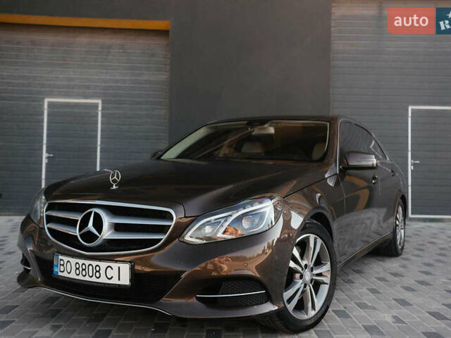 Мерседес Е-Клас 2013 у Тернополі на Automoto.ua Коричневий Мерседес Е-Клас, об'ємом двигуна 2.14 л та пробігом 222 тис. км за 20700 $, фото 5 на Automoto.ua