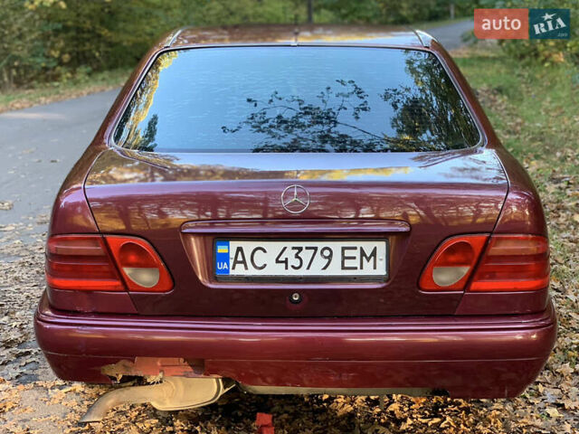 Мерседес Е-Класс 1996 в Киверцы на Automoto.ua Красный Мерседес Е-Класс, объемом двигателя 2 л и пробегом 370 тыс. км за 2600 $, фото 3 на Automoto.ua