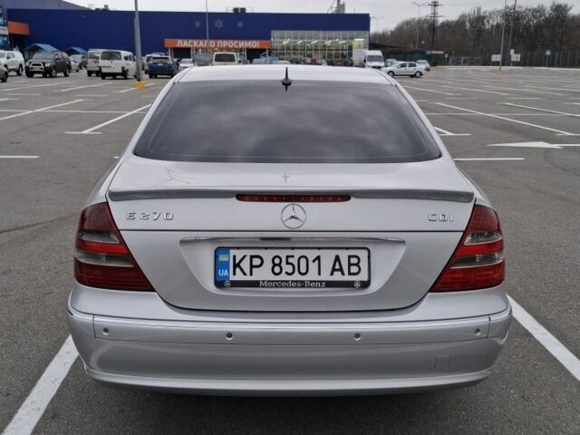 Серый Мерседес Е-Класс, объемом двигателя 2.7 л и пробегом 405 тыс. км за 6500 $, фото 2 на Automoto.ua