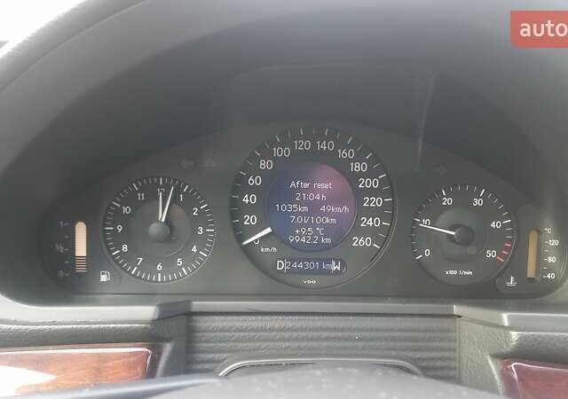 Сірий Мерседес Е-Клас, об'ємом двигуна 2.15 л та пробігом 244 тис. км за 4950 $, фото 10 на Automoto.ua