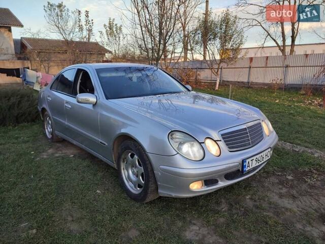 Мерседес Е-Класс 2003 в Коломые на Automoto.ua Серый Мерседес Е-Класс, объемом двигателя 2.2 л и пробегом 420 тыс. км за 5600 $, фото 9 на Automoto.ua