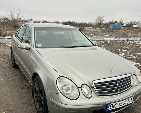 Серый Мерседес Е-Класс, объемом двигателя 2.2 л и пробегом 242 тыс. км за 5300 $, фото 1 на Automoto.ua