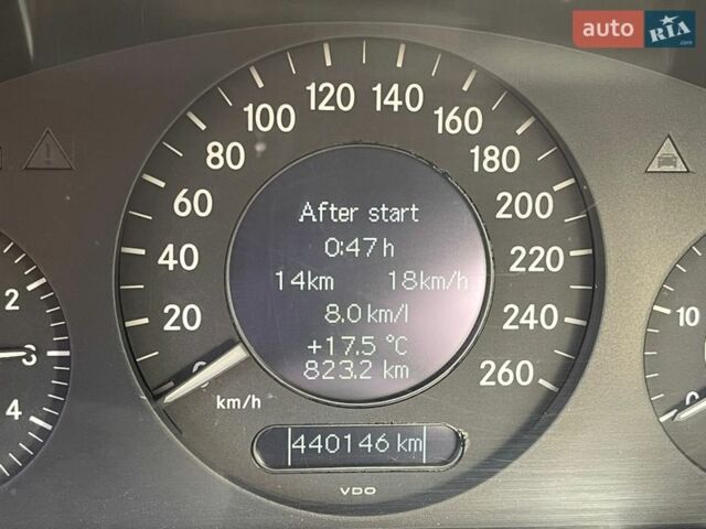 Серый Мерседес Е-Класс, объемом двигателя 2.2 л и пробегом 440 тыс. км за 6800 $, фото 13 на Automoto.ua