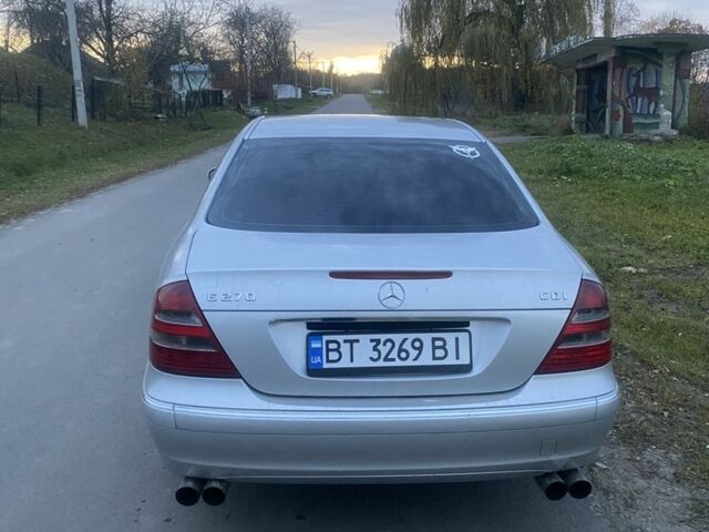 Сірий Мерседес Е-Клас, об'ємом двигуна 2.7 л та пробігом 100 тис. км за 3300 $, фото 4 на Automoto.ua