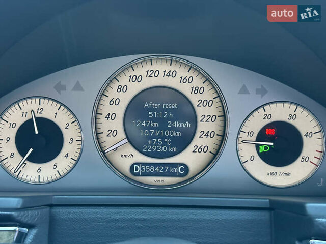 Серый Мерседес Е-Класс, объемом двигателя 3 л и пробегом 358 тыс. км за 8500 $, фото 35 на Automoto.ua