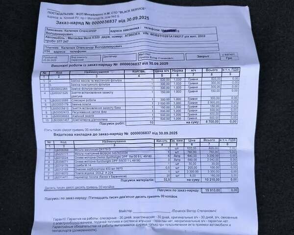 Синий Мерседес Е-Класс, объемом двигателя 3.2 л и пробегом 378 тыс. км за 11900 $, фото 3 на Automoto.ua