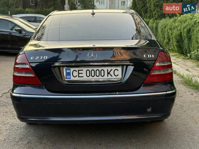 Синий Мерседес Е-Класс, объемом двигателя 2.7 л и пробегом 389 тыс. км за 6100 $, фото 3 на Automoto.ua