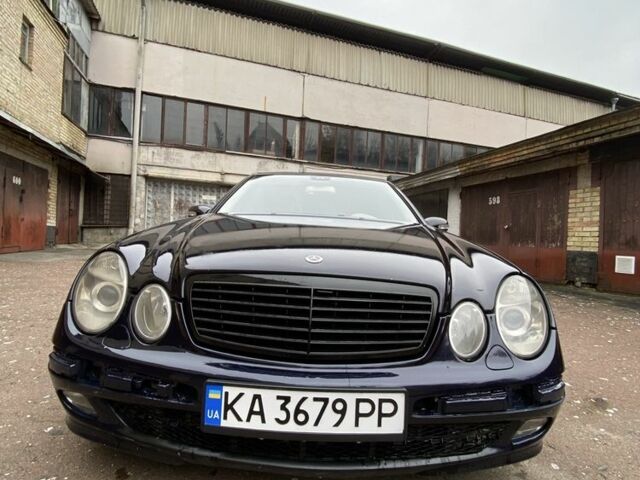 Синий Мерседес Е-Класс, объемом двигателя 3.2 л и пробегом 415 тыс. км за 3800 $, фото 4 на Automoto.ua