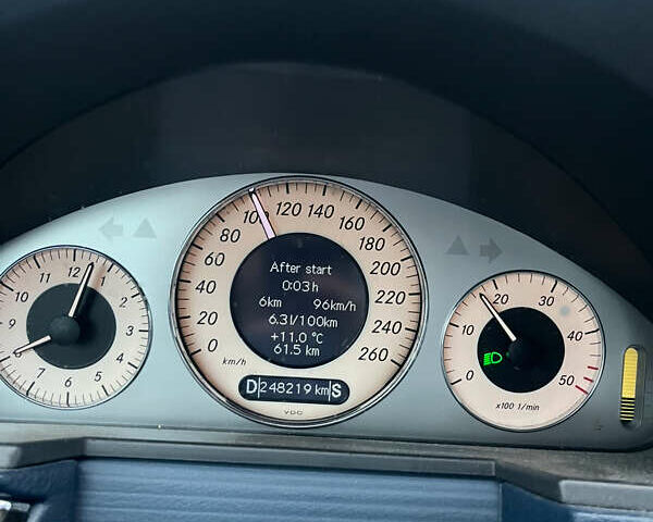 Синий Мерседес Е-Класс, объемом двигателя 2.99 л и пробегом 360 тыс. км за 8000 $, фото 3 на Automoto.ua