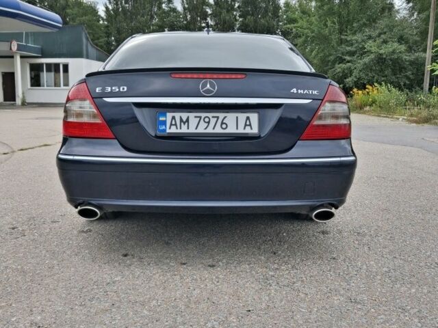 Мерседес Е-Класс 2007 в Житомире на Automoto.ua Синий Мерседес Е-Класс, объемом двигателя 3 л и пробегом 343 тыс. км за 8000 $, фото 5 на Automoto.ua