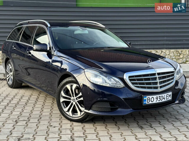 Синий Мерседес Е-Класс, объемом двигателя 2.2 л и пробегом 220 тыс. км за 12999 $, фото 1 на Automoto.ua