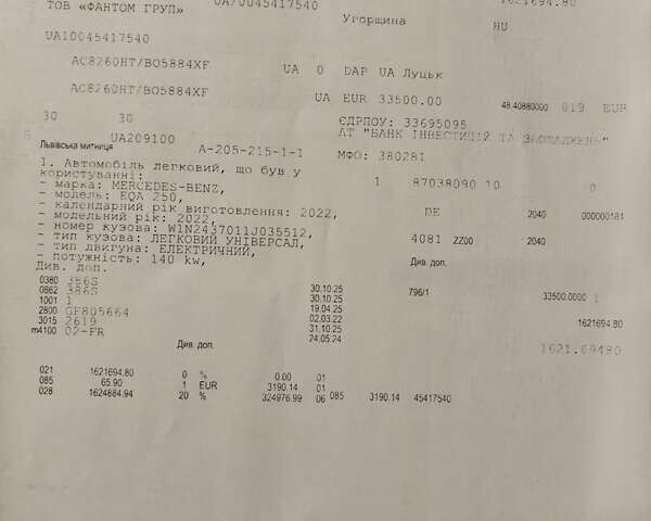 Черный Мерседес EQA, объемом двигателя 0 л и пробегом 183 тыс. км за 25900 $, фото 38 на Automoto.ua