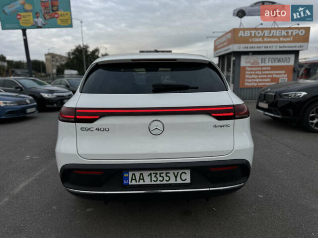 Белый Мерседес EQC, объемом двигателя 0 л и пробегом 42 тыс. км за 42500 $, фото 7 на Automoto.ua