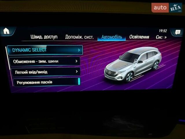 Белый Мерседес EQC, объемом двигателя 0 л и пробегом 27 тыс. км за 49999 $, фото 19 на Automoto.ua