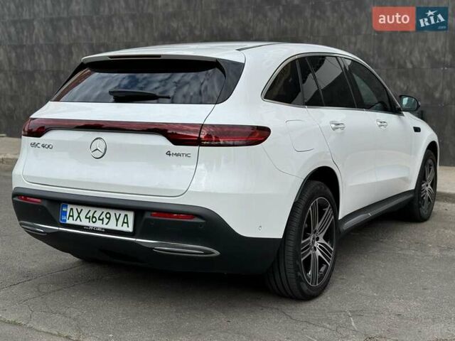 Белый Мерседес EQC, объемом двигателя 0 л и пробегом 27 тыс. км за 49999 $, фото 4 на Automoto.ua