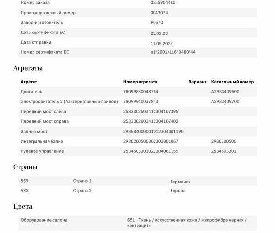 Белый Мерседес EQC, объемом двигателя 0 л и пробегом 11 тыс. км за 44800 $, фото 59 на Automoto.ua