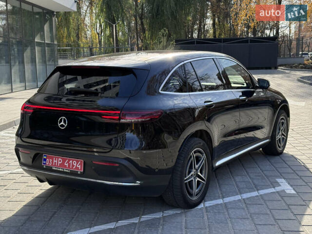 Черный Мерседес EQC, объемом двигателя 0 л и пробегом 75 тыс. км за 36500 $, фото 3 на Automoto.ua