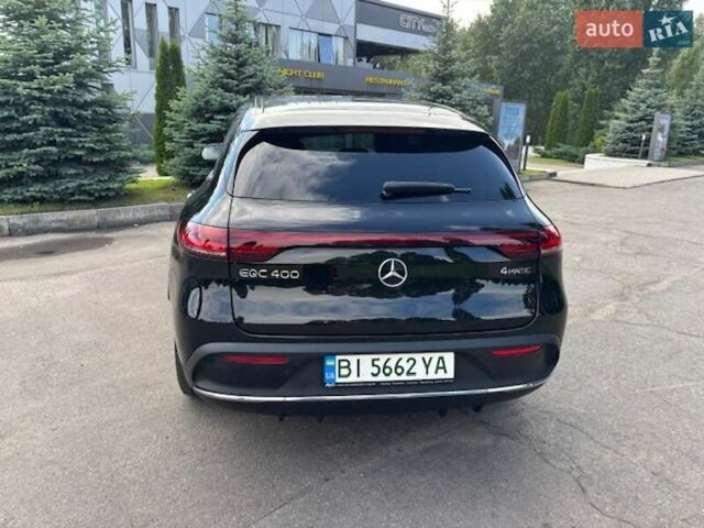 Черный Мерседес EQC, объемом двигателя 0 л и пробегом 54 тыс. км за 39283 $, фото 3 на Automoto.ua