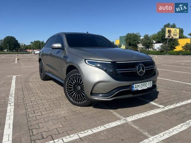Серый Мерседес EQC, объемом двигателя 0 л и пробегом 64 тыс. км за 35600 $, фото 3 на Automoto.ua